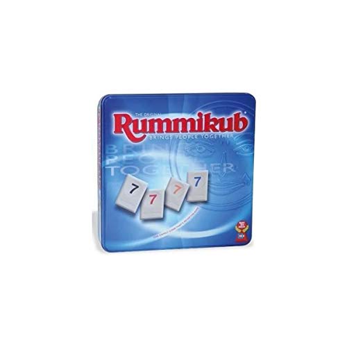 Hasbro – 143381010 – Gioco Di Riflessione – Rummikub – Scatola Metallo