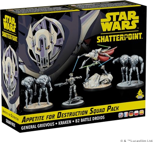 Asmodee - Star Wars Shatterpoint: Appetite For Destruction - G. Grievous, Espansione Gioco Da Tavolo, 14+ Anni, Edizione In Inglese