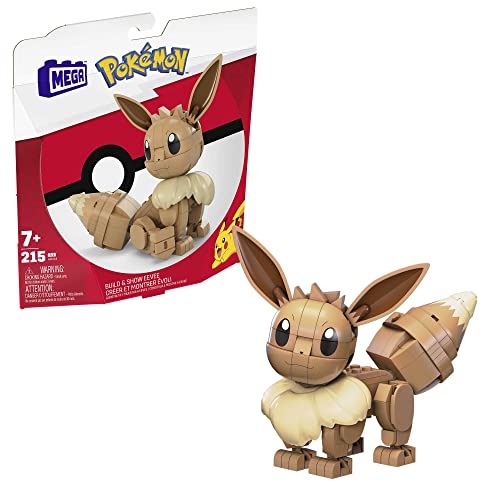 Mega Pokémon - Eevee Da Costruire E Collezionare Con 215 Pezzi, Giocattolo Per Bambini 7+ Anni, Hdl84