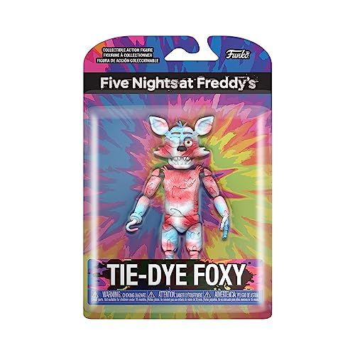 Funko Action Figure 5": Five Nights At Freddy'S (Fnaf) Tiedye - Foxy - Giocattolo Da Collezione - Idea Regalo - Merchandising Ufficiale - Video Games