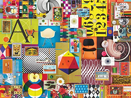 Ravensburger - Puzzle Eames House Of Cards, 1500 Pezzi, Idea Regalo, Per Lei O Lui, Puzzle Adulti