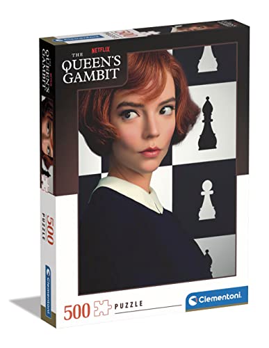 Clementoni- Queen'S Gambit Gambit-500 Pezzi Adulti, Puzzle Netflix-Made In Italy, Multicolore, 35131