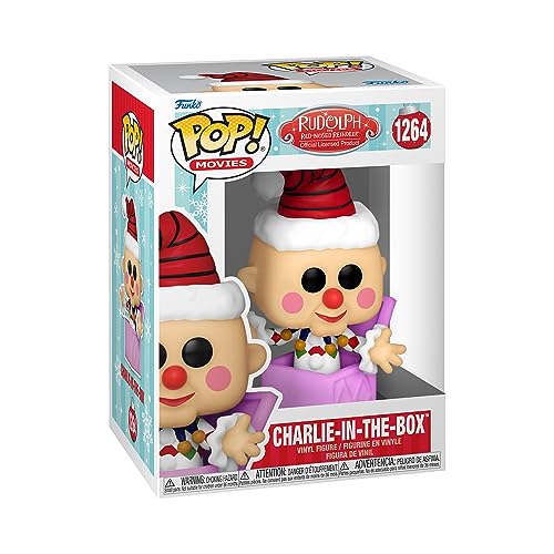 Funko Pop! Movies: Rudolph - Misfit Elephant - Charlie In The Box - Rudolph The Red-Nosed Reindeer - Figura In Vinile Da Collezione - Idea Regalo - Me