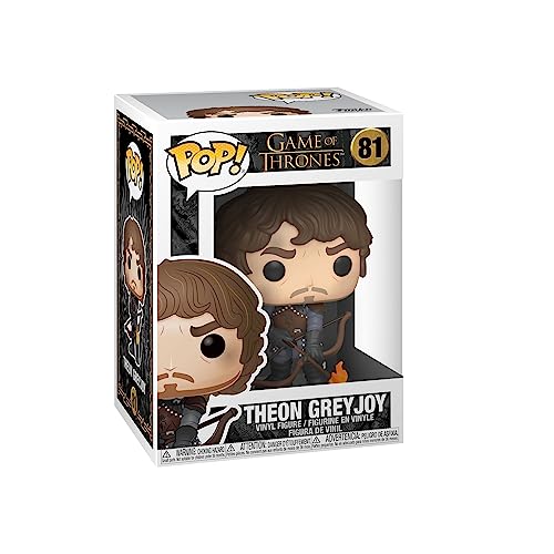 Funko Pop! Tv: Game Of Thrones-Theon Greyjoy With Flaming Arrows - Glow In The Dark- Figura In Vinile Da Collezione - Idea Regalo - Merchandising Uffi