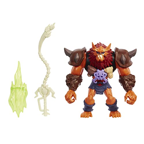Masters Of The Universe Action Figure Beast Man - Personaggio Motu Con Mosse D'Attacco - Da Collezione - Alto 14 Cm - Regalo Per Bambini 4 + Anni