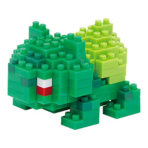 Bandai - Nanoblock - Bulbasaur - Pokémon - Mini Statuina In Mattoncini - Gioco Di Costruzione - Kit Di Costruzione Per La Figura Di Pokémon Bulbasaur 