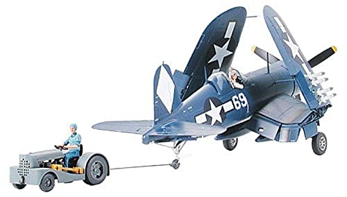 Tamiya 61085 1/48 Vought F4U-1D Corsair W/Moto Tug (Japan Import)