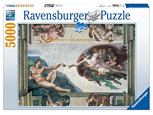 Ravensburger - Puzzle La Creazione Di Adamo, 5000 Pezzi, Idea Regalo, Per Lei O Lui, Puzzle Adulti