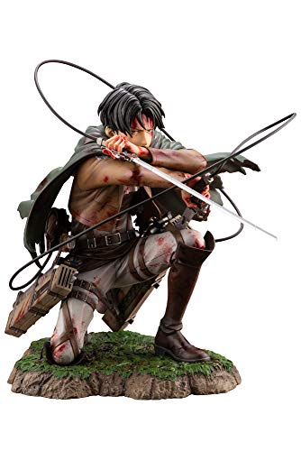 Kotobukiya- Attacco Su Titan Artfx J Levi Fortitude Ver. Captain Game, Solido, Multicolore, Ktopp875