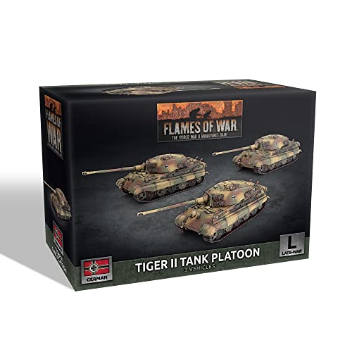Flames Of War Gbx178 Tiger Ii Plotone