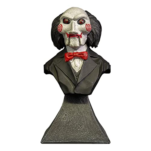 Trick Or Treat Studios Mini Busto Billy Nero/Bianco/Rosso, Dipinto A Mano, 100% Poliresina, In Scatola Da Collezionista