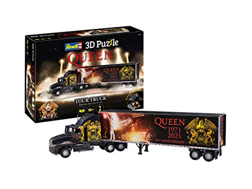 Revell Other License 00230 Queen 50Th Anniversary Tour Truck Puzzle 3D, Colore Nero, 230