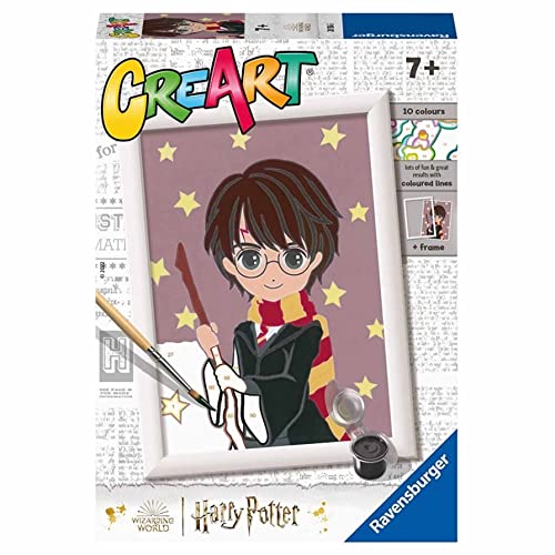 Ravensburger Creart Harry Potter Paint By Numbers For Children - Painting Arts And Crafts Kits For Ages 7 Years Up - Christmas Gifts