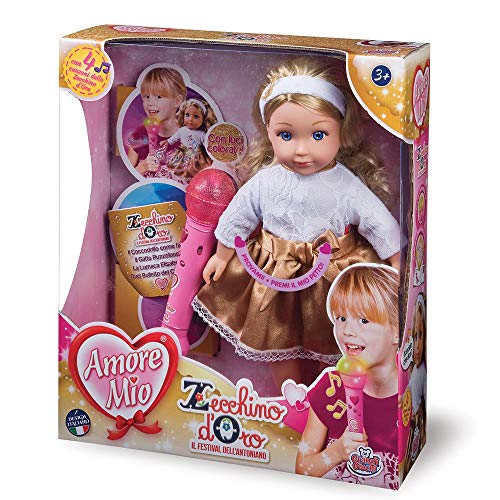 Grandi Giochi Gg71099, Amore Mio Zecchino D'Oro, Colore Oro