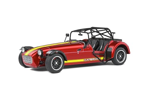 Solido Caterham S1801804 Auto Da Collezione In Miniatura, Rosso/Giallo, 1:18
