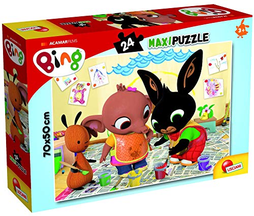 Lisciani Giochi- Art Attack Bing Maxi Puzzle, 24 Pezzi, Multicolore, 81202