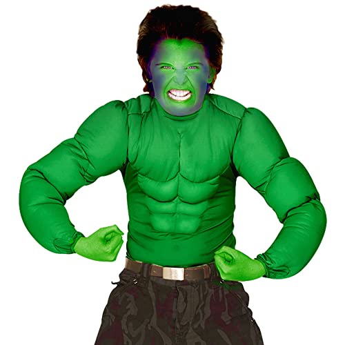 "Green Super Muscle Shirt" - (128 Cm / 5-7 Years)