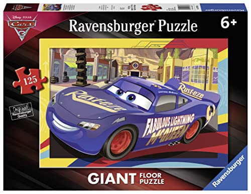 Ravensburger- Giant 3 Cars The Movie Pinocchio Puzzle, 125 Pezzi, Multicolore, 09776 1