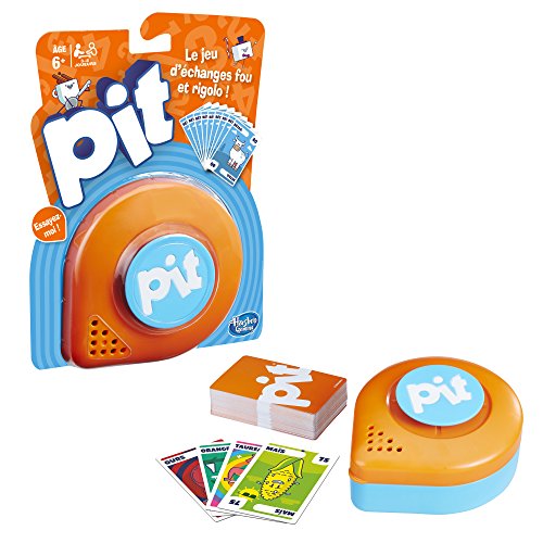 Hasbro Gaming Pit - Gioco Da Tavolo Di Velocità - Gioco Di Carte - Versione Francese