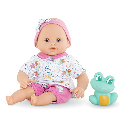 Corolle - Mon Premier Poupon Bath Oceane, 9000100650, 18 Mesi, 30 Cm, Corpo Soft Per Bagnetto, Gioco Per Il Bagnetto, Occhi Sleeping, Profumo Di Vanig