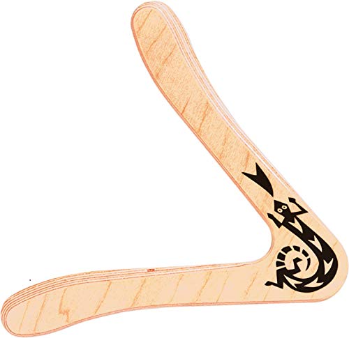 Paul Günther 1378 - Boomerang Sirius, Forma Classica, Alto Circa 25 Cm, In Compensato Volante Finlandese Di 44 Mm Di Spessore, Vola A Circa 15 - 20 M,