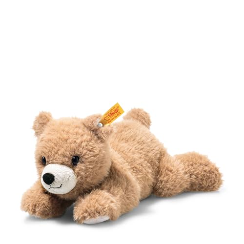 Steiff Barny Orso Bruno Sdraiato, 22 Cm, Soft Cuddly Friends, Peluche Orsacchiotto In Morbido Peluche, Peluche Per Giocare E Coccole, Lavabile In Lava