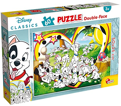 Lisciani Giochi - Disney Puzzle Df Plus 60 Carica 101 Puzzle Per Bambini, 86535