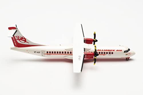 Herpa Aeromodello Alliance Air Atr-72-600 Vt-Aiy, Scala 1:200 - Modello Di Aereo, Modello Di Aereo Da Collezione, Miniatura Deco, Aeroplano In Metallo