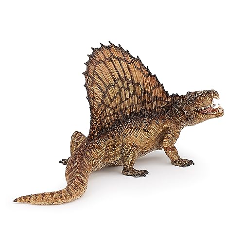 Papo -Dipinta A Mano- Figurina-Dinosauri-Dimetrodonte-55033-Collezione -Adatto A Bambini E Bambine - A Partire Dai 3 Anni Di Età