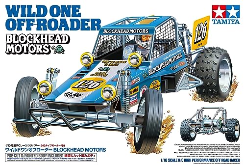 Tamiya 58695 1:10 Rc Wild One Or Blockhead Motor – Auto Telecomandata, Veicolo Rc, Modellismo, Kit Da Assemblare, Hobby, Fai Da Te