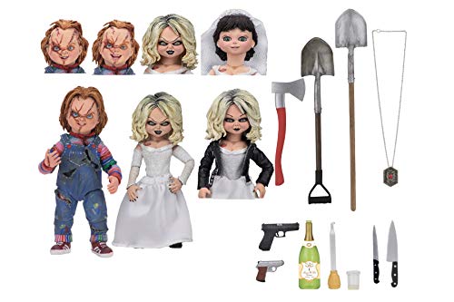 Neca - Chuck & Friends Pack 2 Figure Ultimate Chucky & Tiffany, 14-99 Anni, Multicolore (Neca42114)