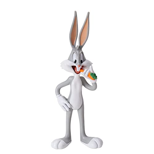 The Noble Collection Looney Tunes Mini Bendyfigs Bugs Bunny - 14,5 Cm (14,5 Cm) Noble Toys Figura Pieghevole In Miniatura Figura Posabile Bambola Figu