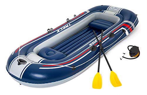 Bestway 61110 Hydro-Force - Set Gommone Treck X 3" Per 3 Persone + 1 Bambino 307 X 126 X 39 Cm, Colore