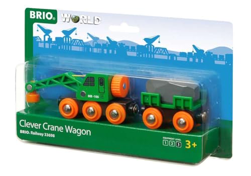 Brio - Vagone Con Gru, 33698