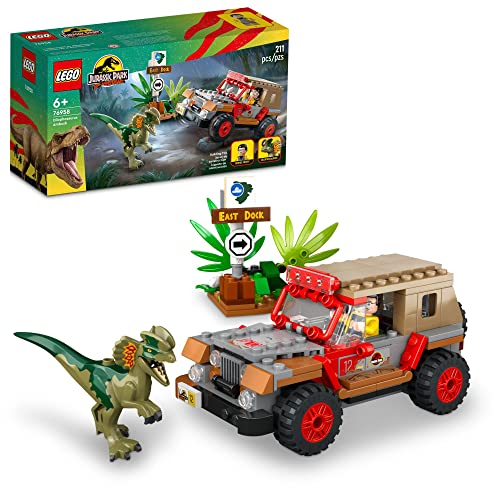 Lego Jurassic Park 30Th Aniversary 76958 - Agguato Del Dilofoforo (211 Pezzi)