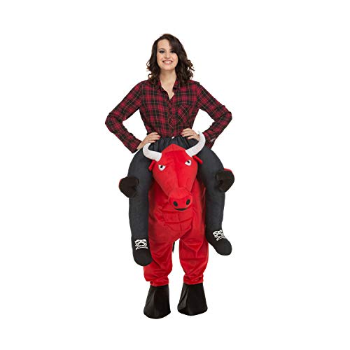My Other Me-204318 Costume Ride-On Toro, Colore: Rosso, M-L (Viving Costumes 204318)