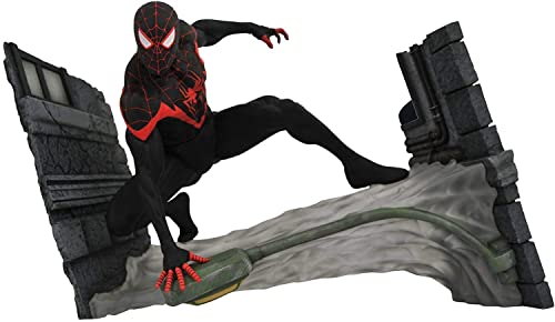 Marvel- Figure Miles Morales Statuetta Da Collezione, Multicolore, Estándar, Apr202660