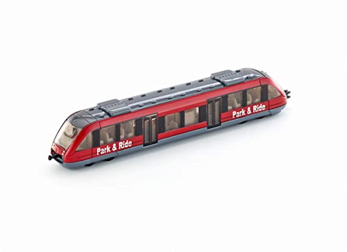 Siku 1646, Treno Locale, Metallo E Plastica, 1:87, Rosso, Compatibile Con Altri Giocattoli Siku