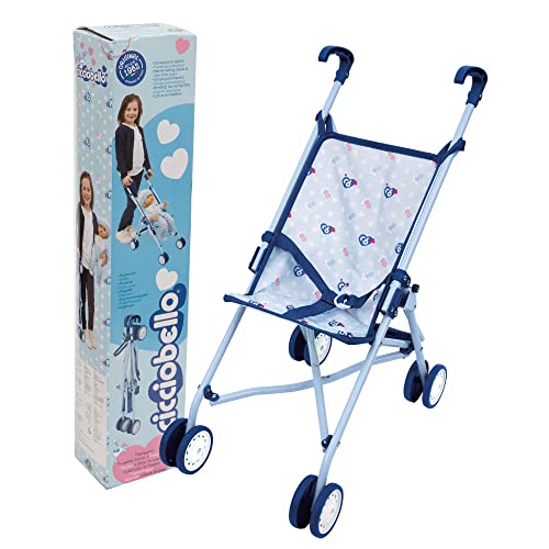 Cicciobello - Passeggino 4 Ruote Tessuto Personalizzato Con Grafica Cicciobello, A Partire Dai 3 Anni In Su, Pieghevole, Giochi Preziosi, Gpz06995
