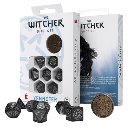 Q-Workshop Wye37 - The Witcher Dice Set: Yennefer - The Obsidian Star (7)