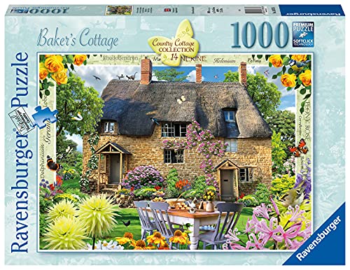 Ravensburger - Puzzle La Casetta Del Fornaio, 1000 Pezzi, Idea Regalo, Per Lei O Lui, Puzzle Adulti