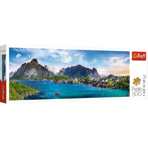 Trefl 916 29500 Ea 500 Teile, Panorama, Premium Quality, Für Erwachsene Und Kinder Ab 10 Jahren 500Pcs Lofoten Archipelago Norway, Coloured