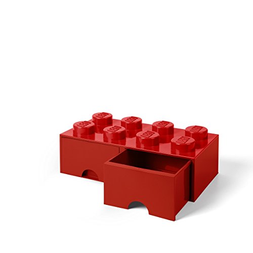 Lego L4006R.00 Storage Brick 8 Con Cassetti Rosso
