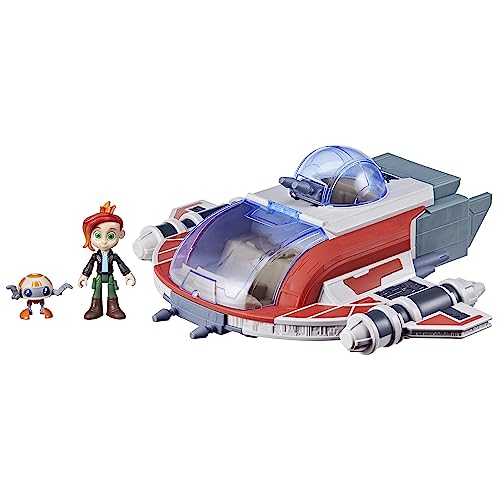 Star Wars Hasbro The Crimson Firehawk, Nave 43 Cm Con 2 Action Figure, Giocattoli Distar Wars Per Bambini E Bambine
