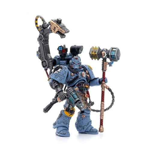 Bloomage Joytoy Tech - Wh 40K - Spazio Lupi Ferro Sacerdote Jorin Fellhammer 1/18 Af