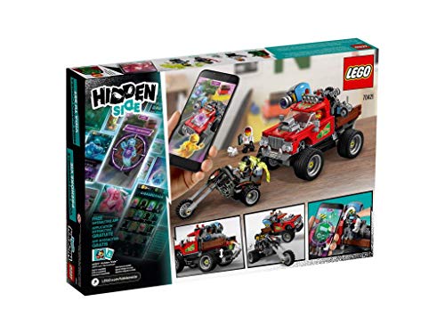 Lego Hidden Side Lo Stunt Truck Di El Fuego, App Per Giochi Ar, Playset Multigiocatore Di Giochi Fantasma Interattivo A Realtà Aumentata Per Iphone/An