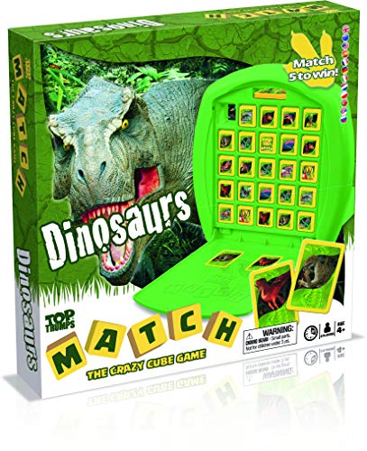 Winning Moves - Top Trumps Match, Dinosauri, Gioco Da Tavolo