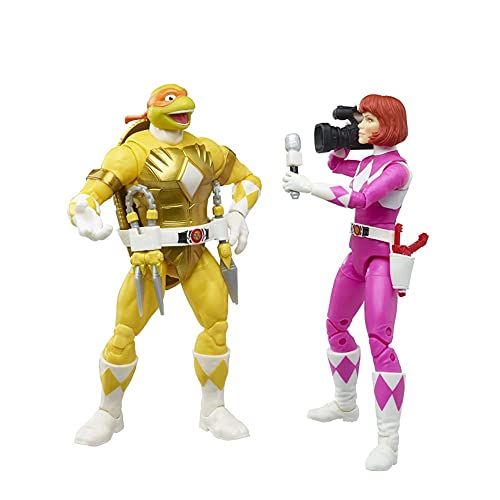 Hasbro Power Rangers X Tmnt Lightning Collection Action Figures 2022 Morphed April O´Neil & Michelangelo