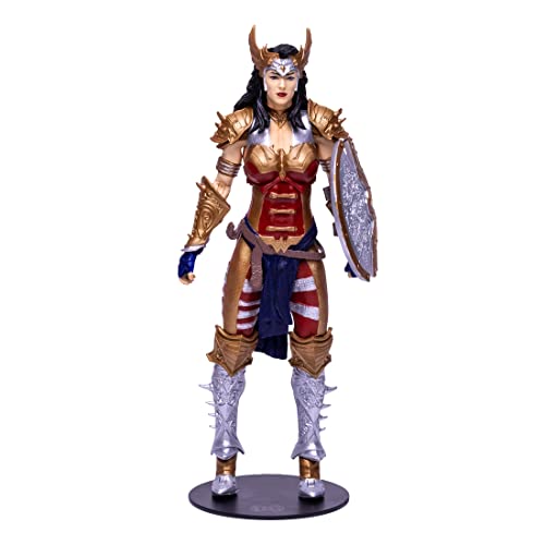 Mcfarlane - Dc Multiverse-F17Cm-Wonder Woman (Design By Todd Gold Label (Premium) -Tm15181, 15181, Multicolore