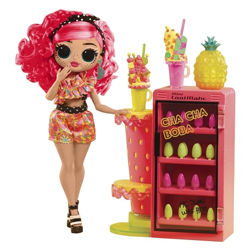 Lol Surprise Omg Sweet Nails: Pinky Pops Fruit Shop. Include 15 Sorprese Tra Cui Smalti Veri, Unghie Finte, Foglietti Di Sticker, Glitter, 1 Fashion D